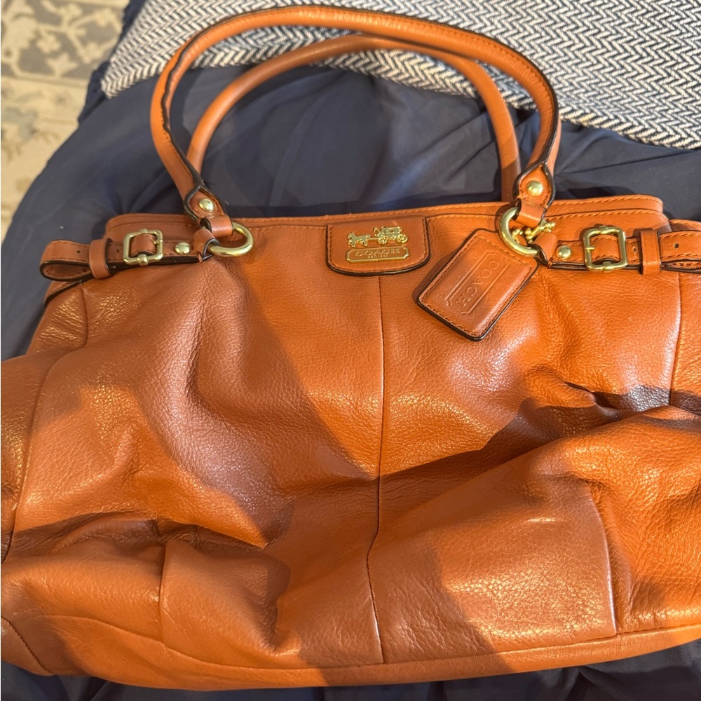 Coach Brown Leather Shoulder Bag